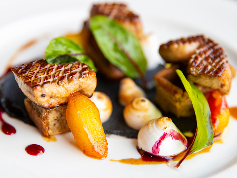 foie gras grillé entrée cabaret 45