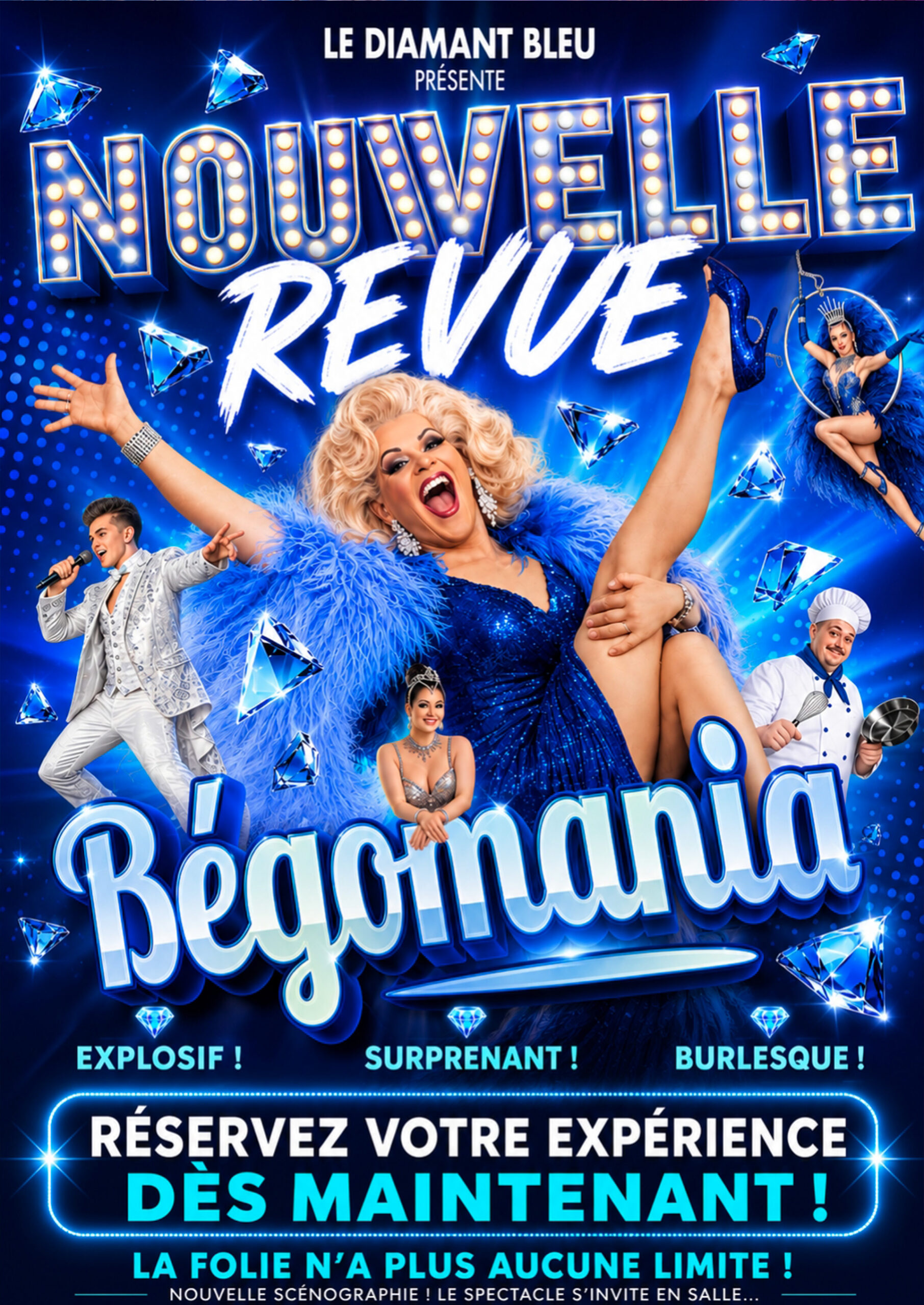 actu spectacle cabaret 45 – nouvelle revue begomania